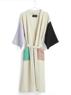 Waffle badekåbe, glacier multi fra<HAY Best