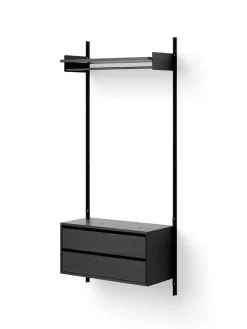 Wardrobe Shelf Cabinet w. Drawers fra<New Works Discount