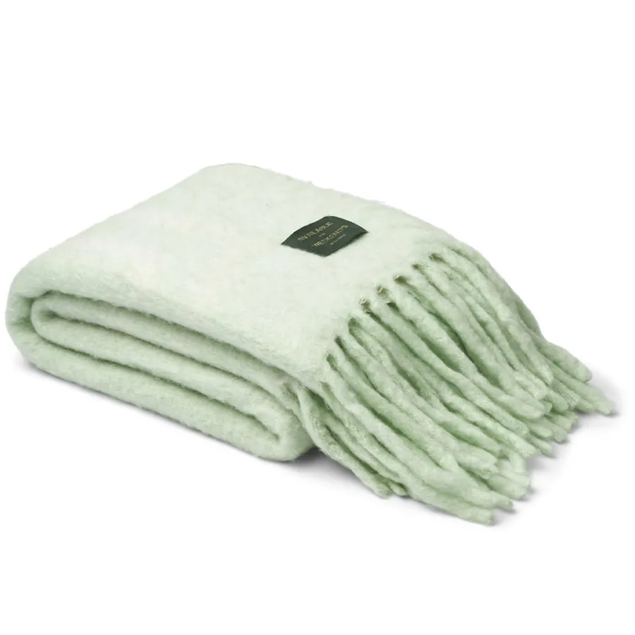 Weekend Plaid, mint & creme fra<Bongusta