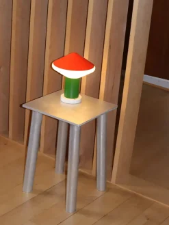 Whipped Portable Table Lamp, luminous orange fra<LEO Objects