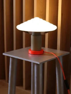 Whipped Table Lamp, luminous orange fra<LEO Objects Sale