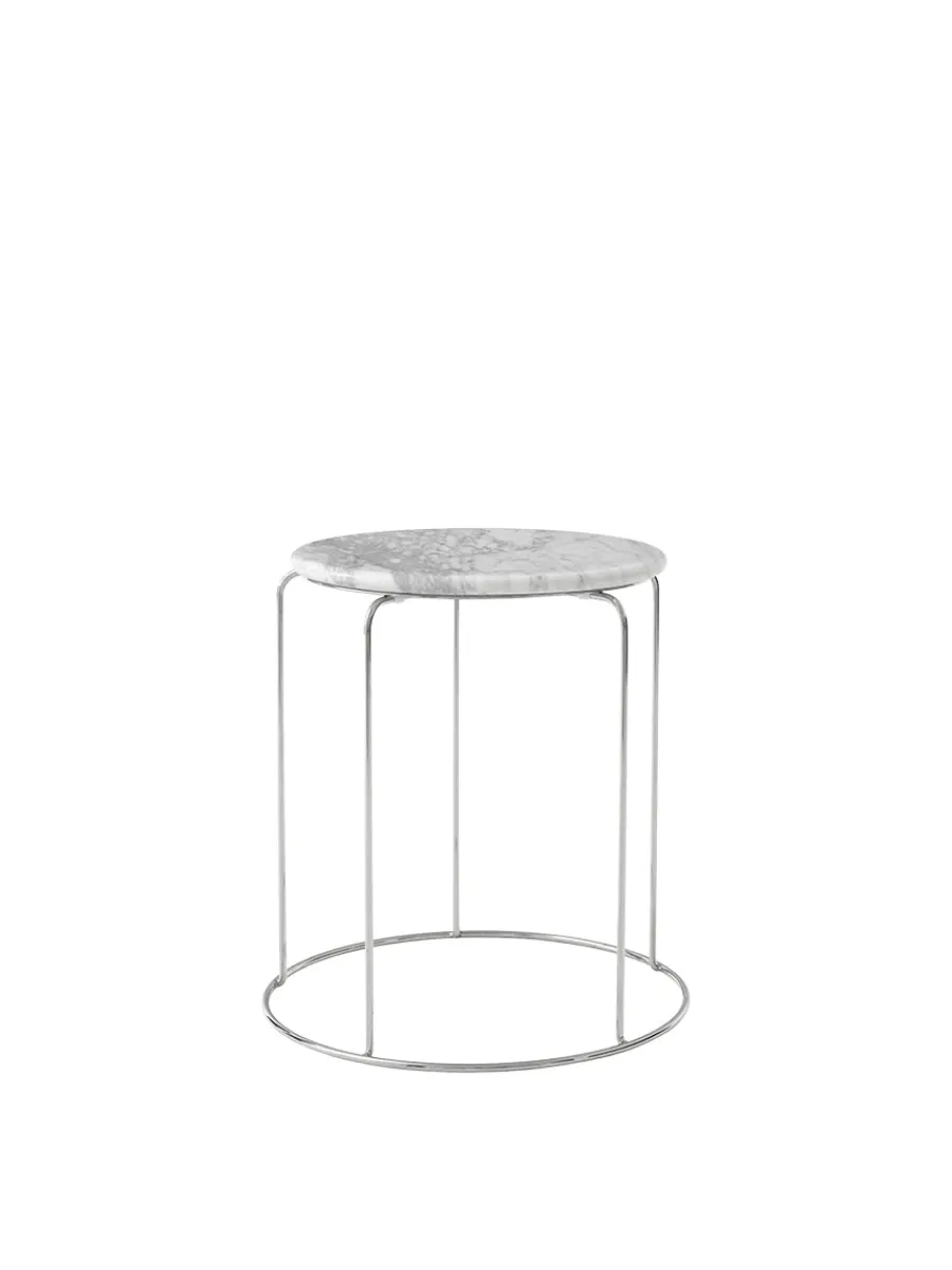 Wire Stool Marble Top fra<&Tradition Hot
