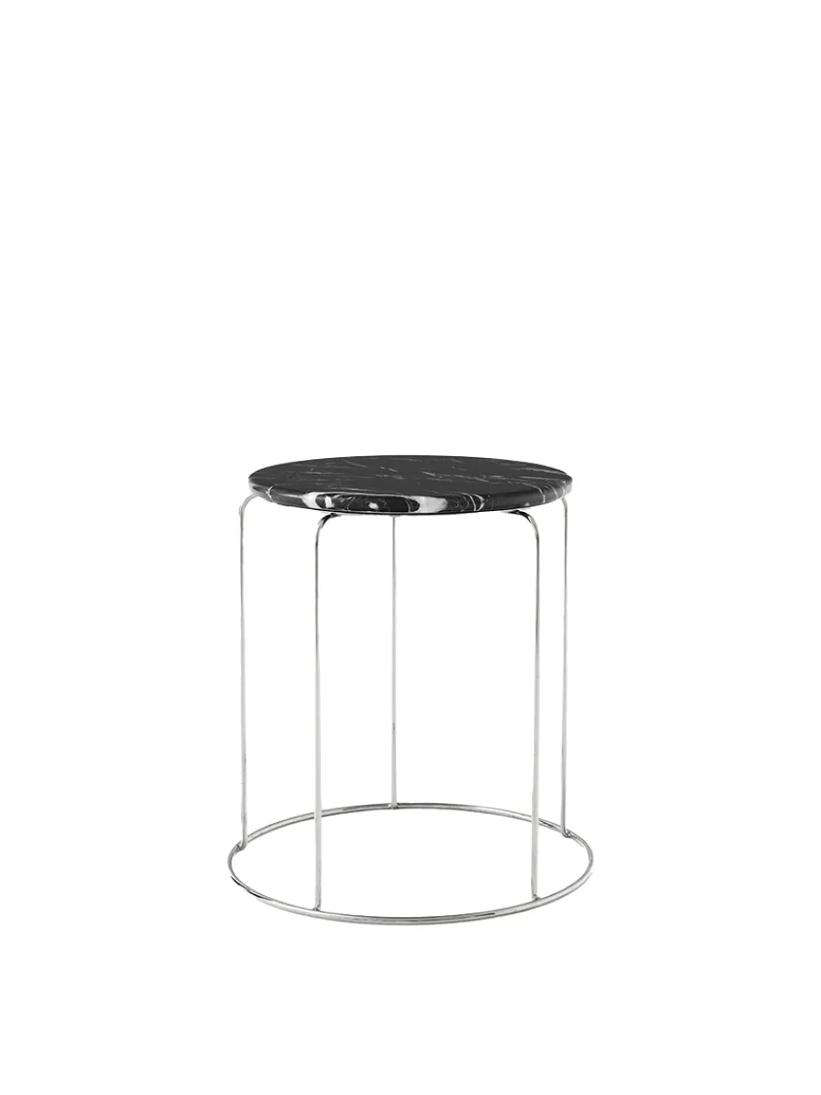 Wire Stool Marble Top fra<&Tradition Hot