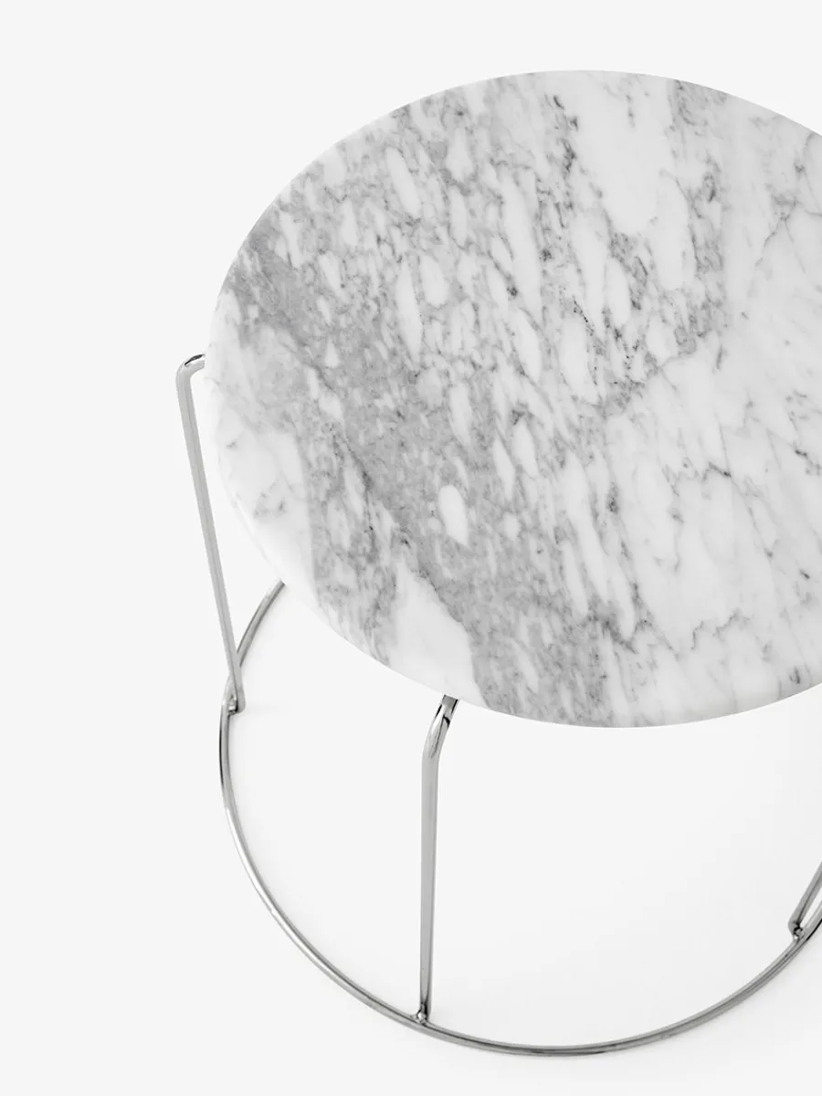 Wire Stool Marble Top fra<&Tradition Hot