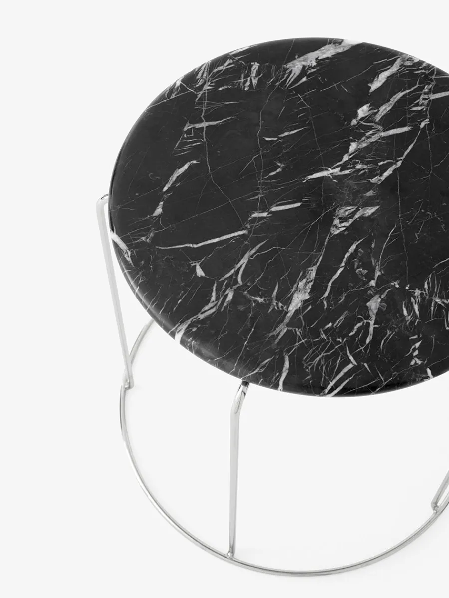 Wire Stool Marble Top fra<&Tradition Hot