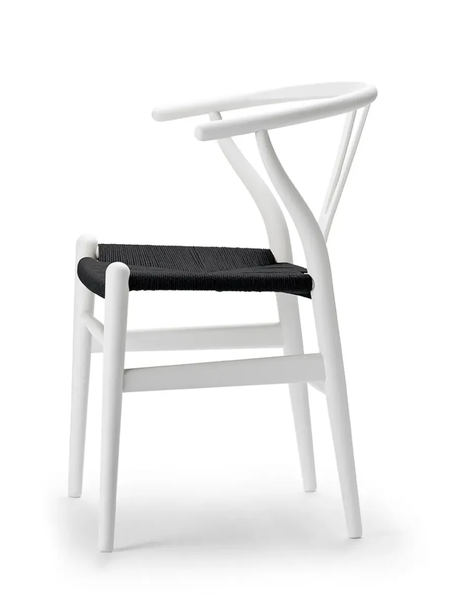 Y-stol CH24 Soft Anthracite Grey med sort flet af Hans J. Wegner<Carl Hansen & Søn Discount