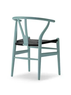 Y-stol CH24 Soft Anthracite Grey med sort flet af Hans J. Wegner<Carl Hansen & Søn Discount