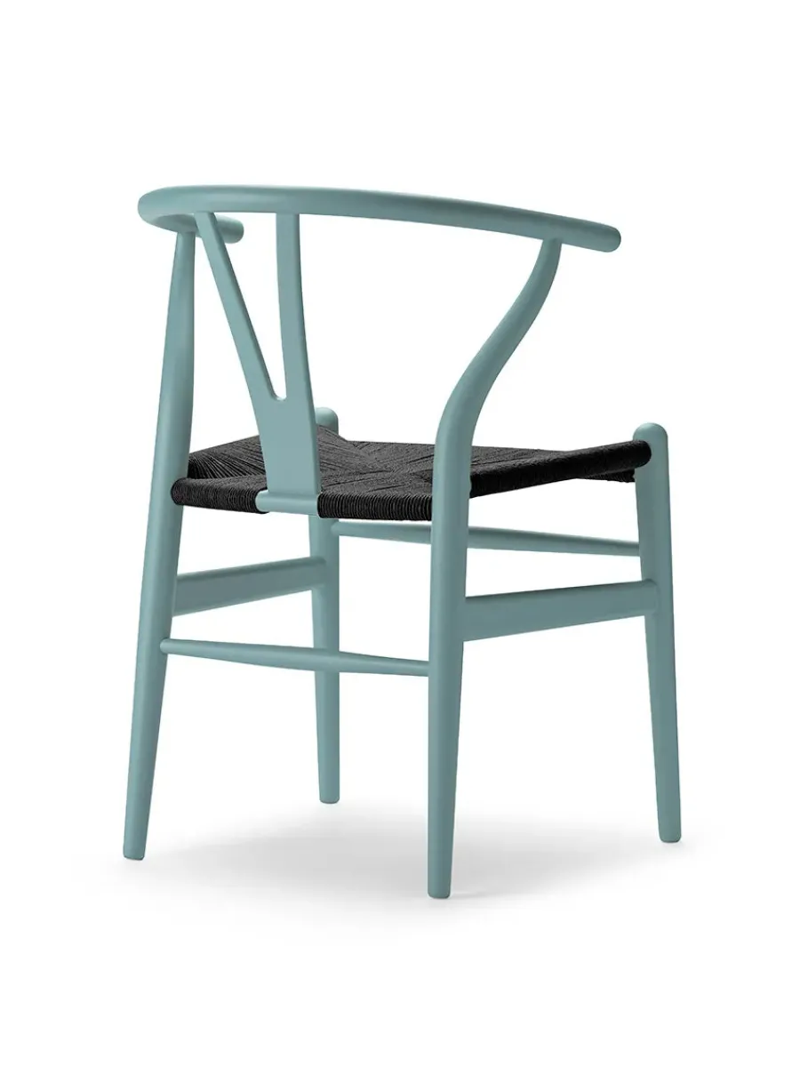 Y-stol CH24 Soft Anthracite Grey med sort flet af Hans J. Wegner<Carl Hansen & Søn Discount